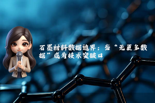 石墨材料数据边界：当“无更多数据”成为技术突破口